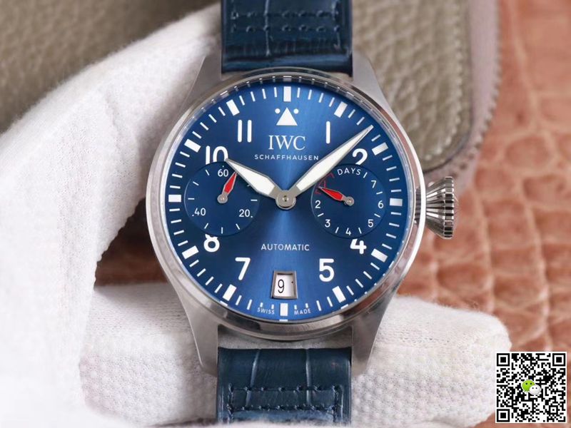 Replica IWC Big Pilot IW501008 1:1 Best Edition ZF Factory Blue Dial Swiss ETA51111
