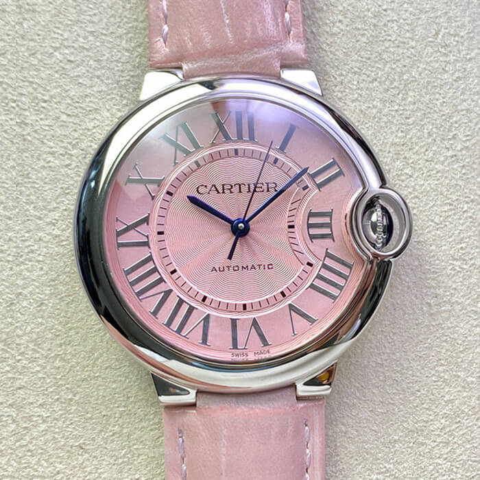 Replica Ballon Bleu De Ca*t1er 36MM WSBB0007 1:1 Best Edition 3K Factory Leather Strap