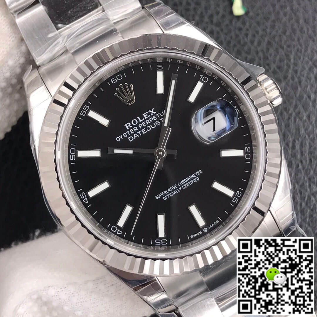 Replica R01ex Datejust M126334-0017 1:1 Best Edition VS Factory Black Dial