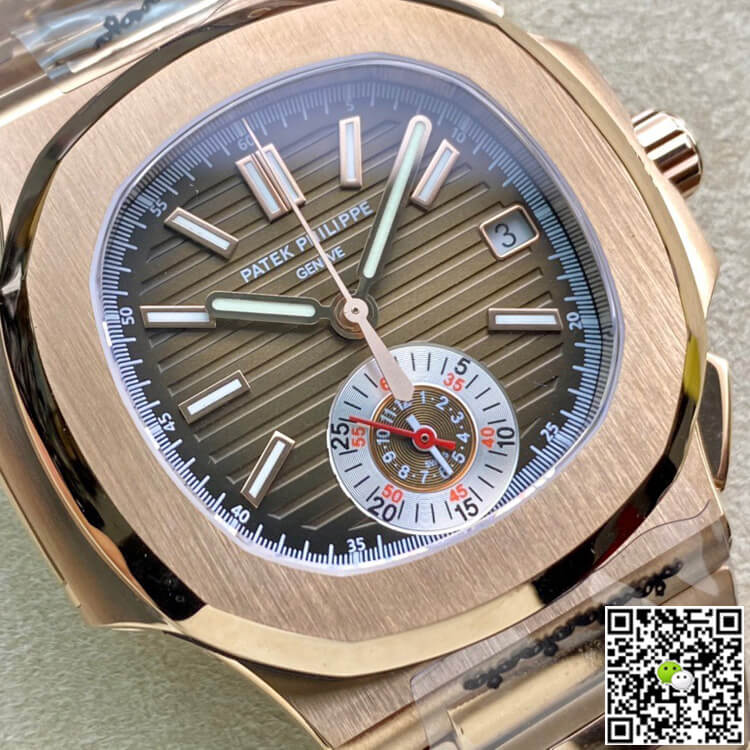 Replica Pat*k Phi1i*pe Nautilus 5980-1R 1:1 Best Edition 3K Factory V2 Rose Gold