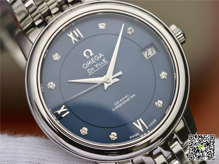 Replica 0me*ga De Ville 424.10.33.20.53.001 1:1 Best Edition MKS Factory D1am0nd Dial
