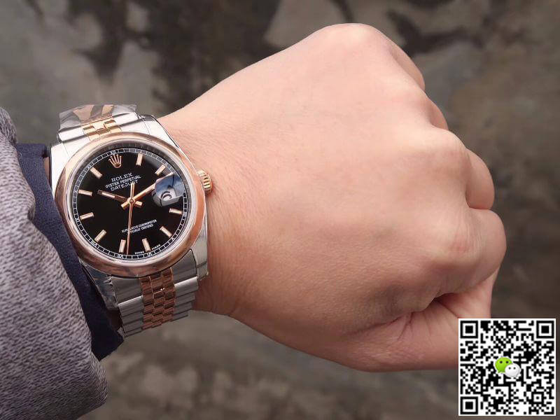 Replica R01ex Datejust 36MM 126201 1:1 Best Edition Swiss ETA3135 Black Dial