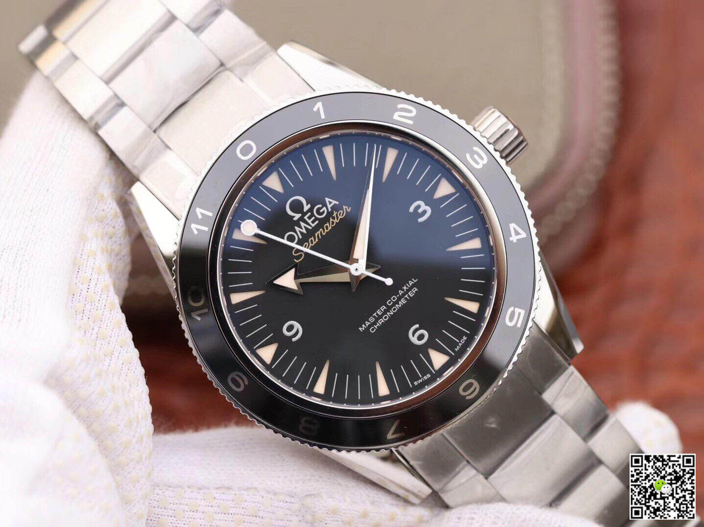 Replica 0me*ga Seamaster Planet Ocean 233.30.41.21.01.001 VS Factory 1:1 Best Edition Swiss ETA2824 Black Dial With S*perlume