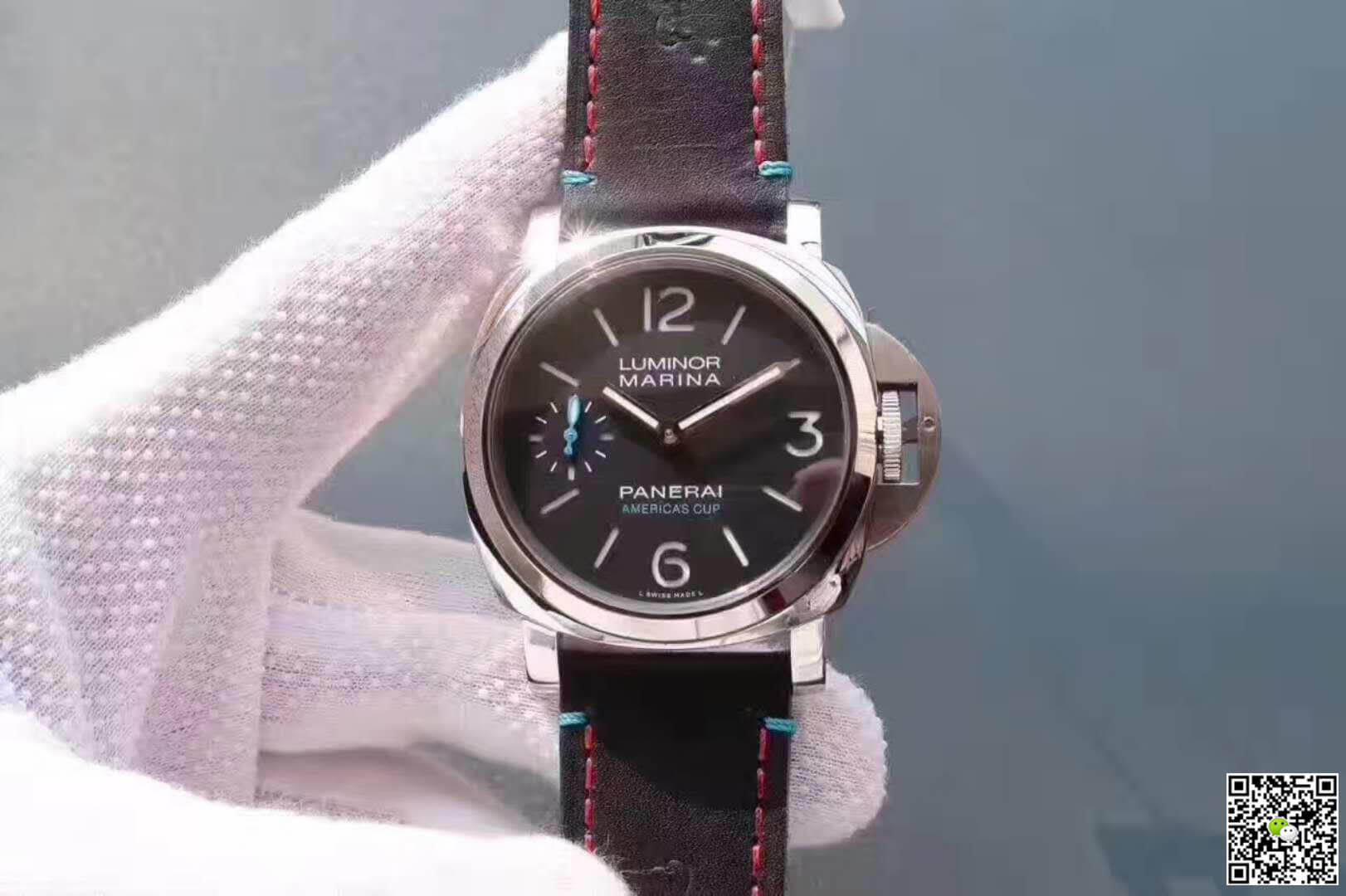 Pa*e*a1 Replica Luminor 1950 PAM727 ZF Factory 1:1 Best Edition Swiss ETA P9010 S*perlumed Dial and Hands