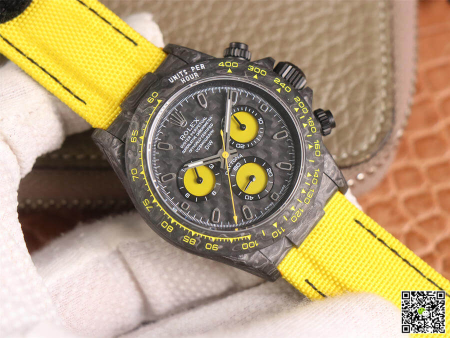 Replica R01ex Daytona Diw Retrofit Version 1:1 Best Edition WWF Factory Carbon Fiber Dial