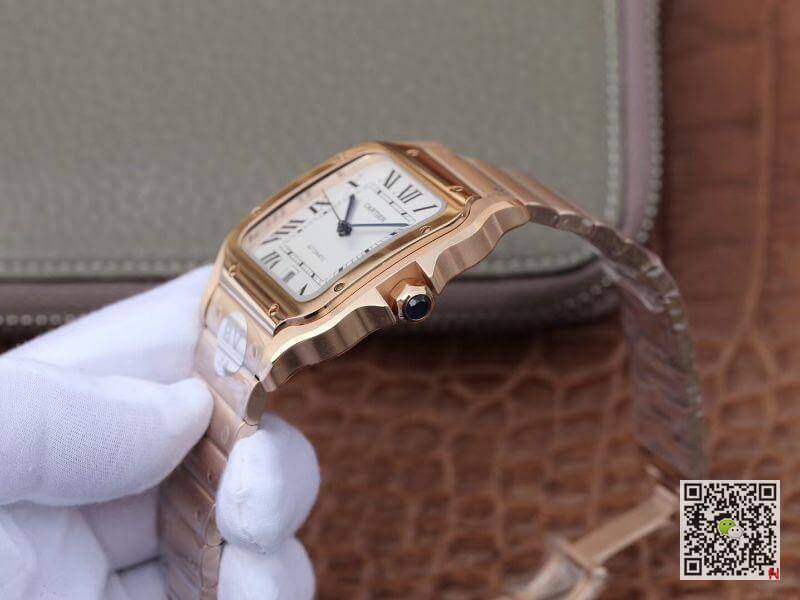Ca*t1er Watch Rep De Santos Stainless Steel Case BV