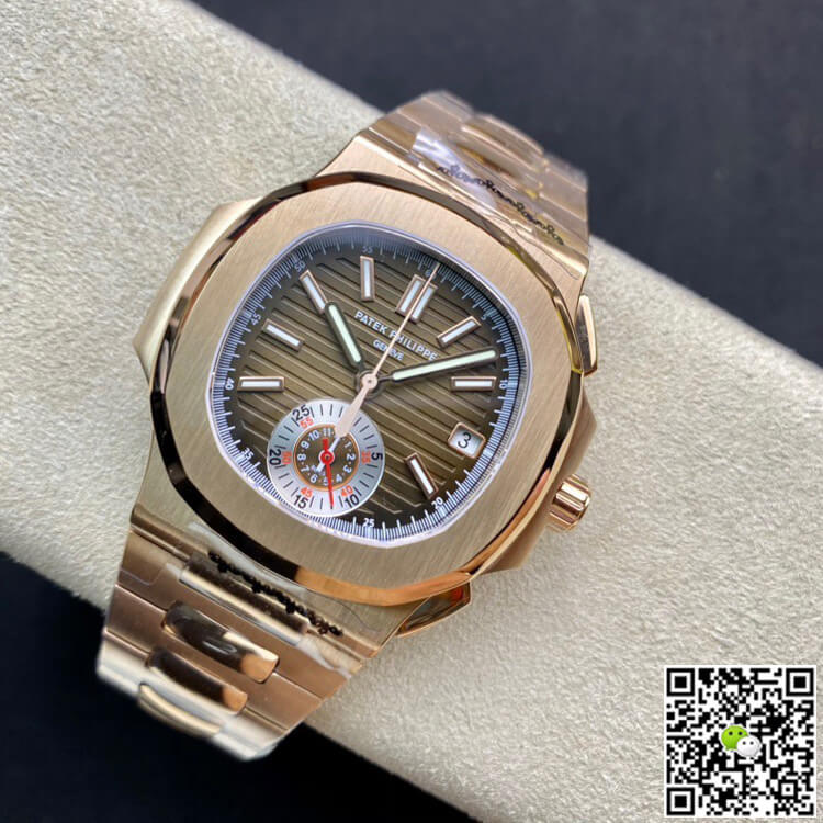 Replica Pat*k Phi1i*pe Nautilus 5980-1R 1:1 Best Edition 3K Factory V2 Rose Gold