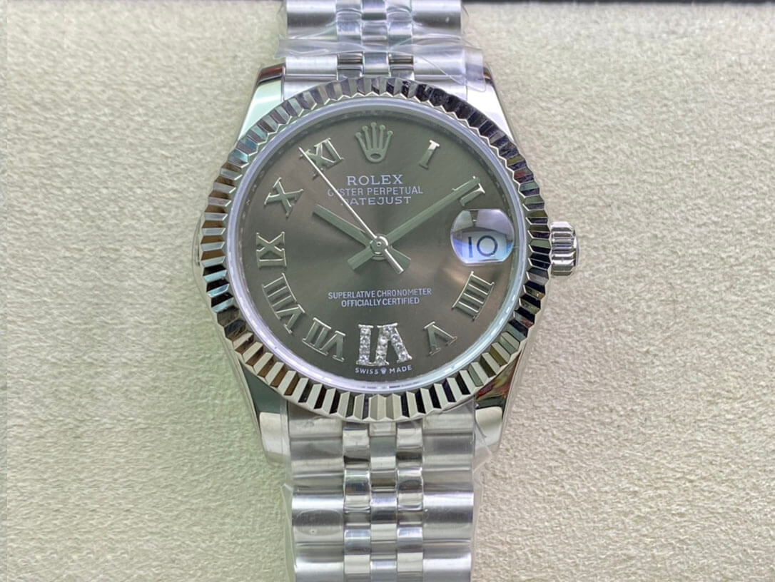 Replica R01ex Datejust M278274-0028 31MM 1:1 Best Edition EW Factory Gray Dial