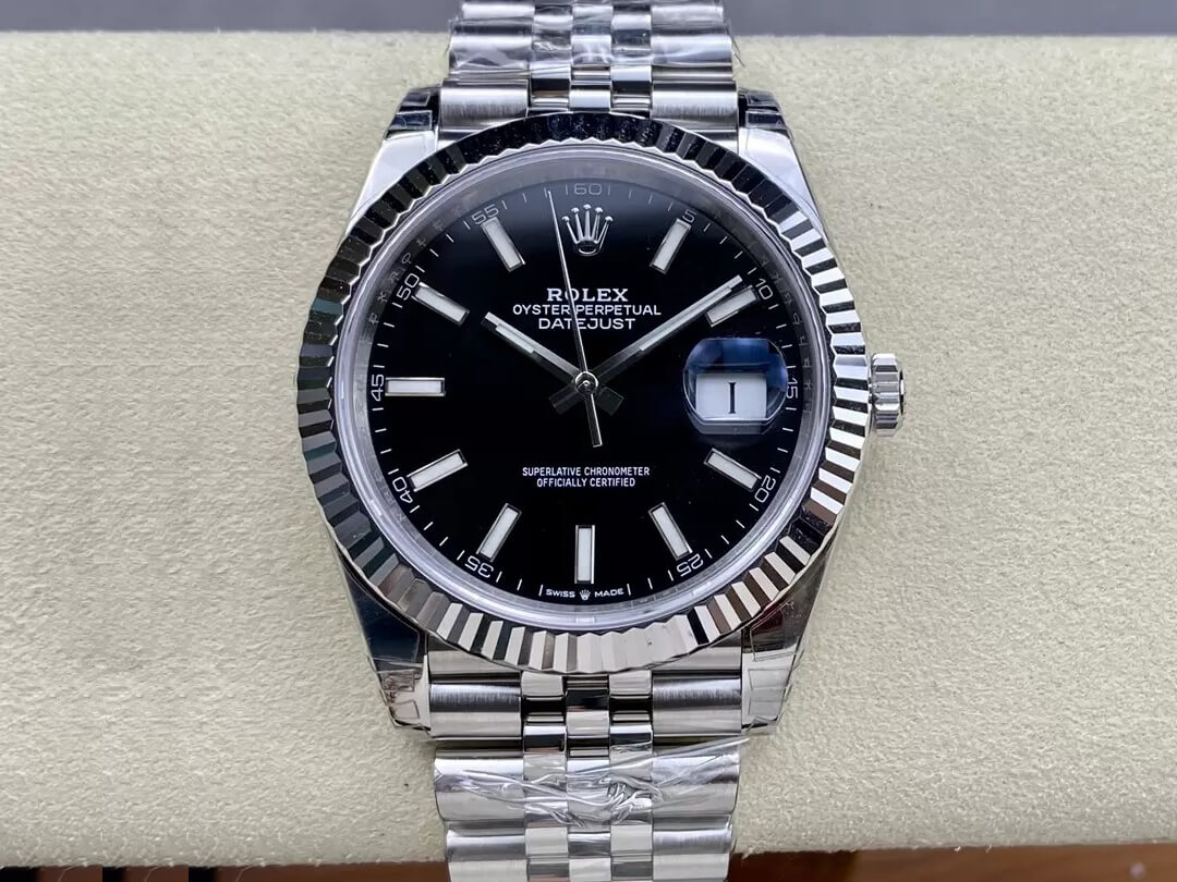 Replica R01ex Datejust M126334-0018 1:1 Best Edition VS Factory Black Dial