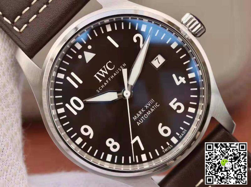 Replica IWC Pilot Mark XVIII IW327003 MKS Factory 1:1 Best Edition Swiss ETA2892 Brown Dial