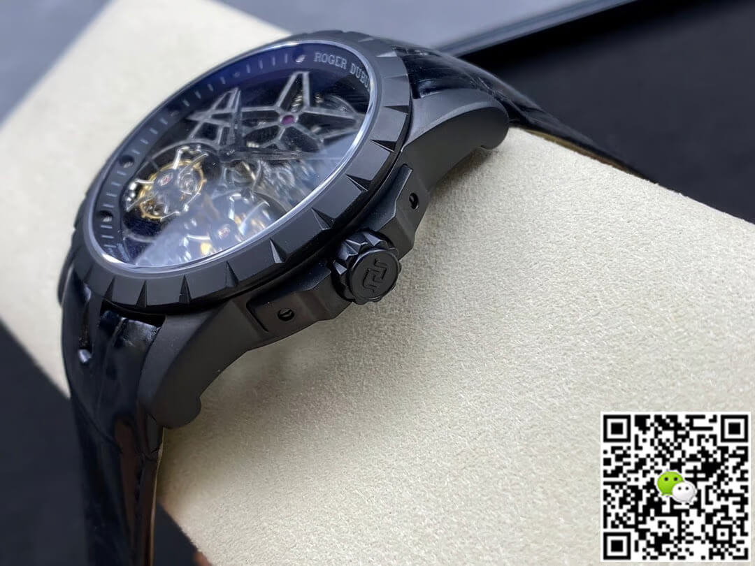 Replica Roger Dubuis Excalibur RDDBEX0364 1:1 Best Edition YS Factory Tourbillon Skeleton Dial