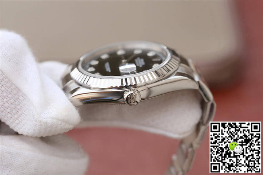 Replica R01ex Datejust M126334-0011 1:1 Best Edition EW Factory Black Dial
