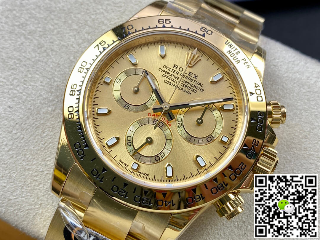 Replica R01ex Daytona M116508-0003 1:1 Best Edition BT Factory Gold Dial