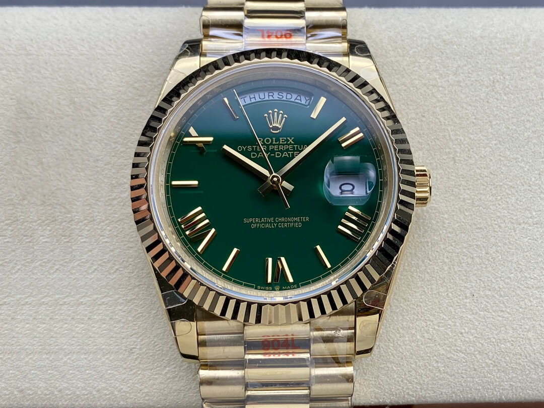 Replica R01ex Day Date M228238-0061 1:1 Best Edition GM Factory Green Dial