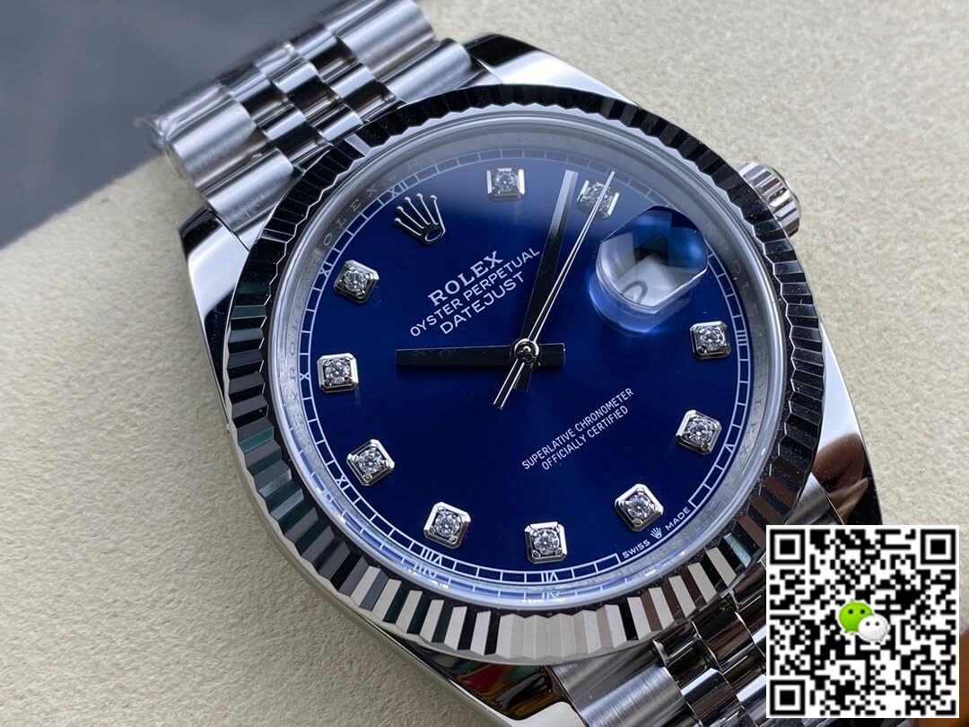 Replica R01ex Datejust M126334-0016 1:1 Best Edition Clean Factory Blue Dial