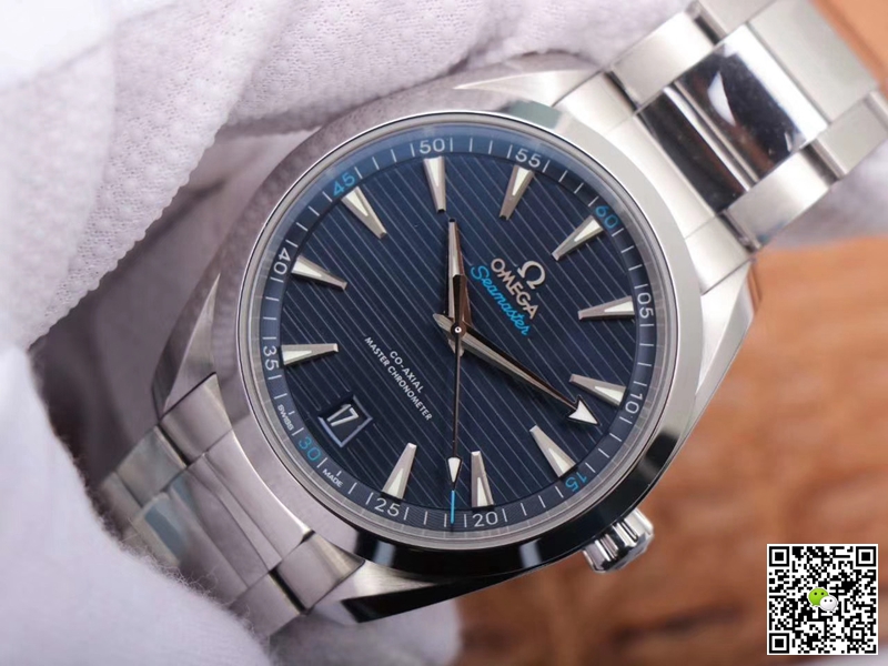 Replica 0me*ga Seamaster 220.10.41.21.03.001 1:1 Best Edition VS Factory Blue Dial Swiss ETA8900
