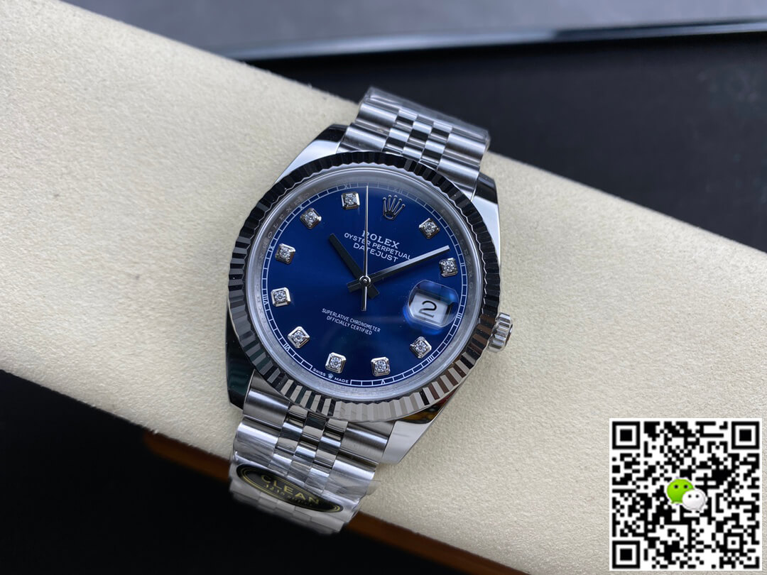 Replica R01ex Datejust M126334-0016 1:1 Best Edition Clean Factory Blue Dial