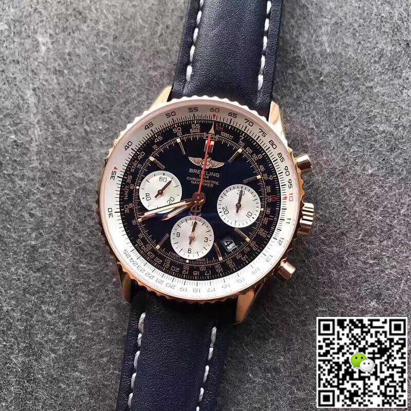 Replica Breitling Navitimer 01 RB012012 1:1 Best Edition  JF Factory Blue Strap