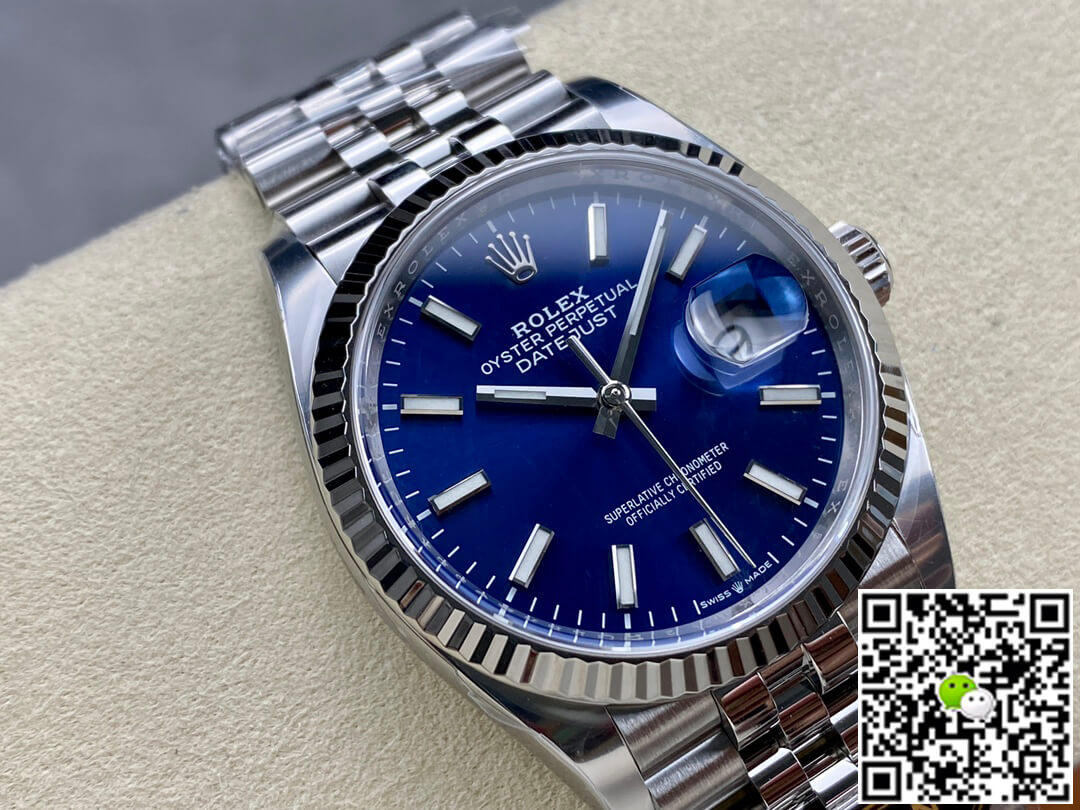 Replica R01ex Datejust M126234-0017 36MM 1:1 Best Edition Clean Factory Blue Dial