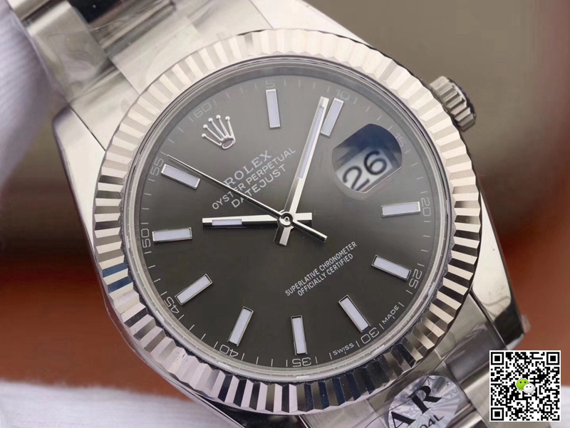 Replica R01ex Datejust 126334 1:1 Best Edition Black Dial