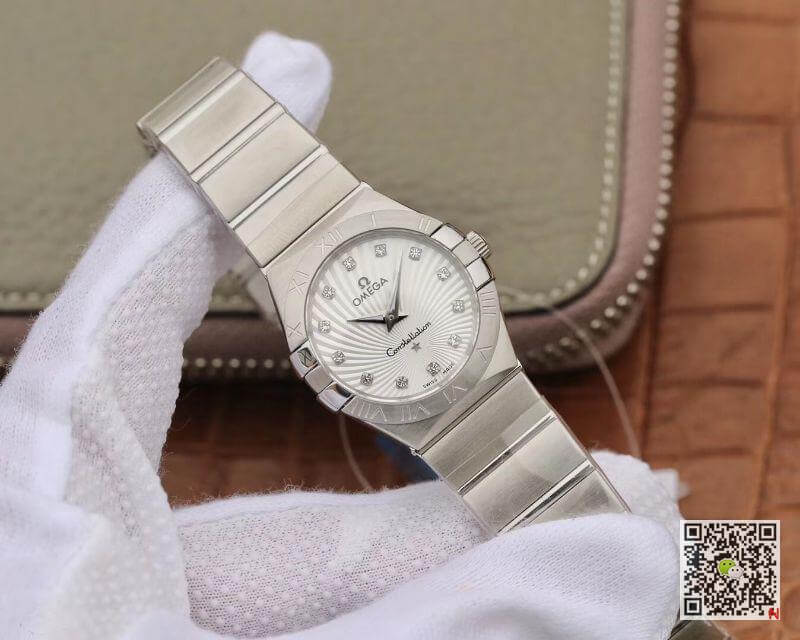 Replica 0me*ga Constellation Quartz Ladies 123.10.27.60.55.001 TW Factory 1:1 Best Edition Swiss Eta Quartz 1376