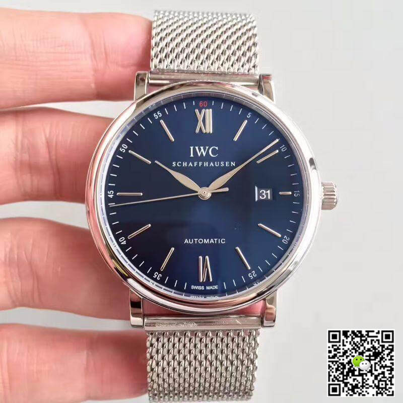 Replica IWC Portofino IW356512 MKS Factory 1:1 Best Edition Swiss ETA2892 Blue Sunburst Dial