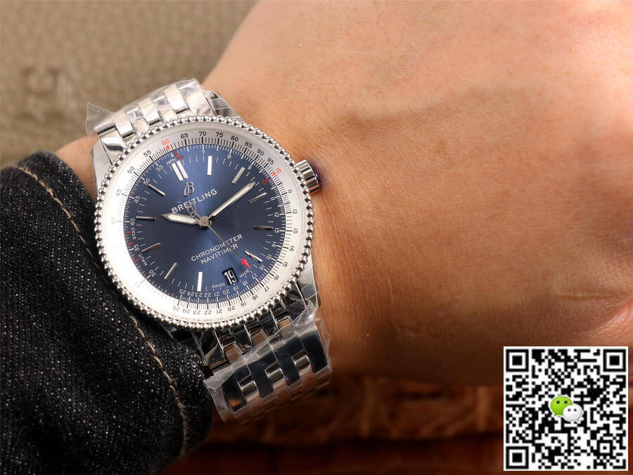 Replica Breitling Navitimer Automatic 38 A17325211C1A1 1:1 Best Edition KOR Factory Blue Dial Swiss SW200