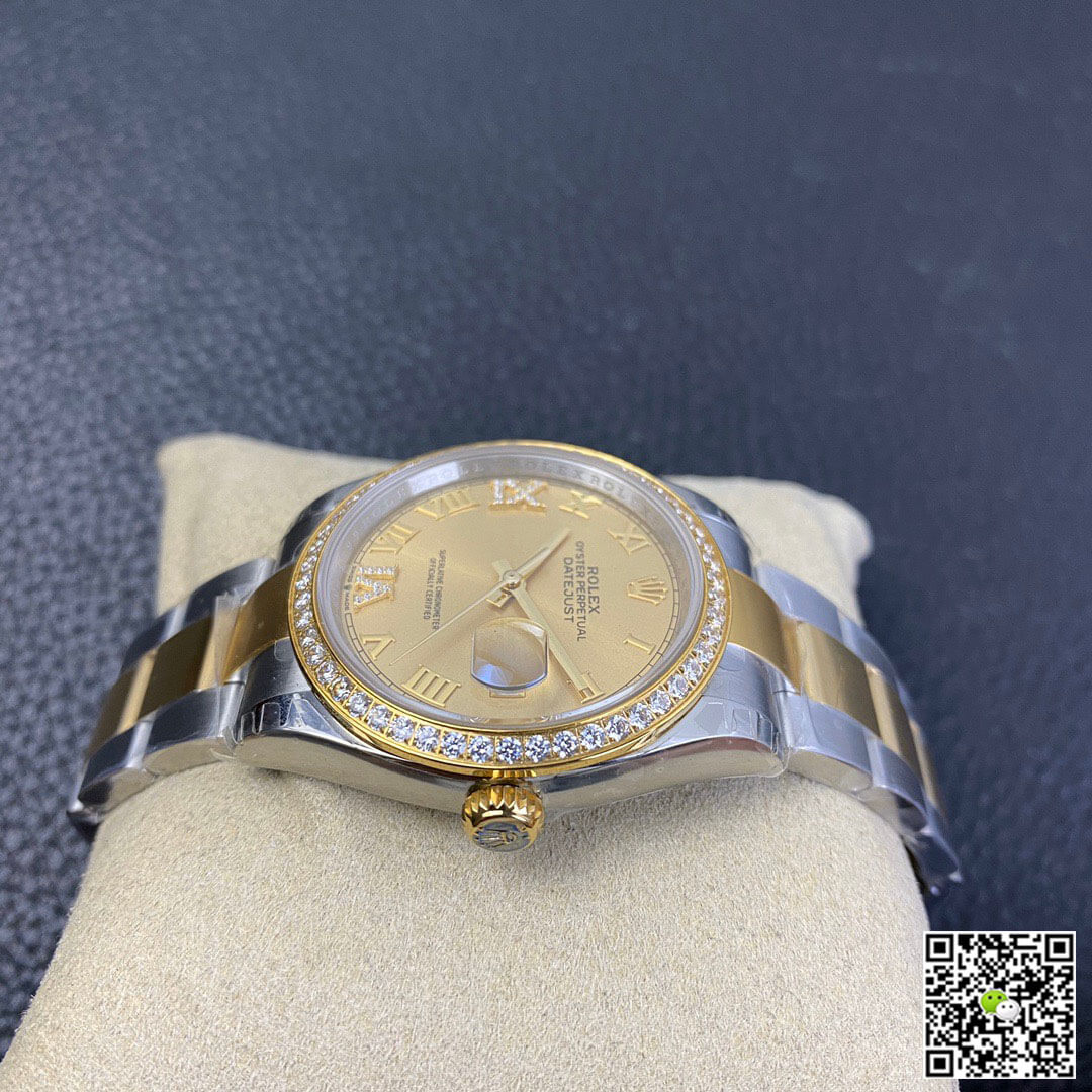 Replica R01ex Datejust 126283 1:1 Best Edition EW Factory Yellow Gold