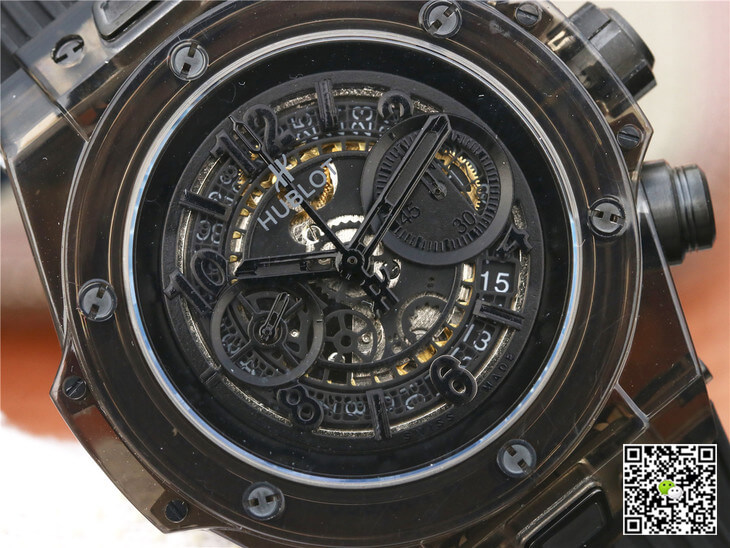 Replica Hublot Big Bang 411.JX.4802.RT 1:1 Best Edition Black Case Black Strap