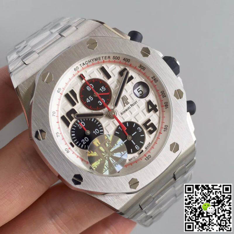 Replica Audemars P1g*et Royal Oak Offshore 26170ST.OO.1000ST.01 JF Factory 1:1 Best Edition Swiss ETA7750 White Dial