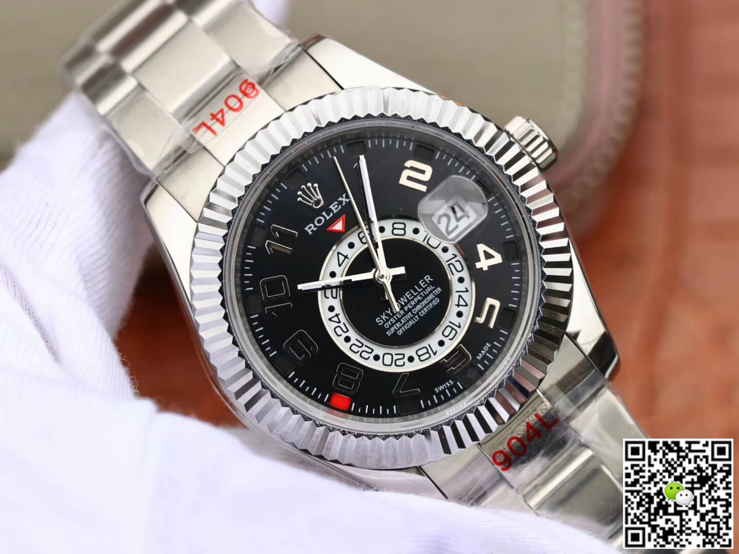 Replica R01ex Sky Dweller 326939 1:1 Best Edition Noob Factory Black Dial
