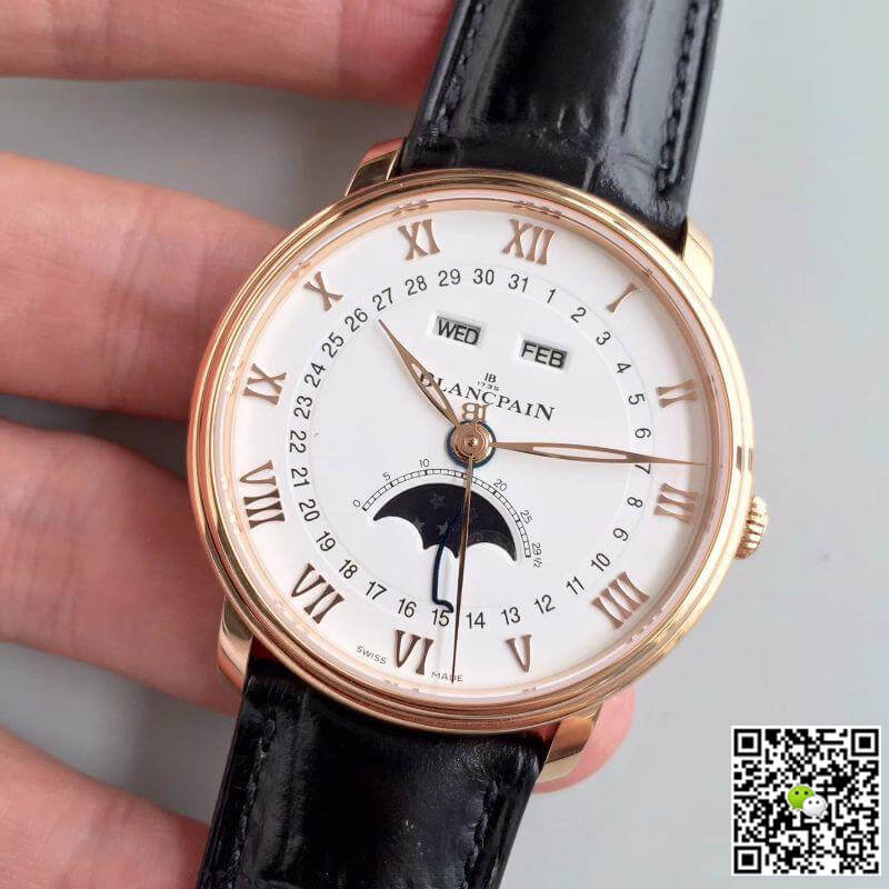 Replica Blancpain Villeret 6654-3642-55B OM Factory 1:1 Best Edition Swiss ETA6654