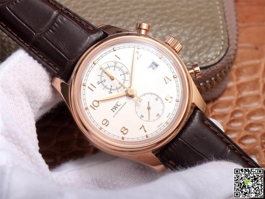 Replica IWC Portugieser IW390301 1:1 Best Edition ZF Factory White Dial