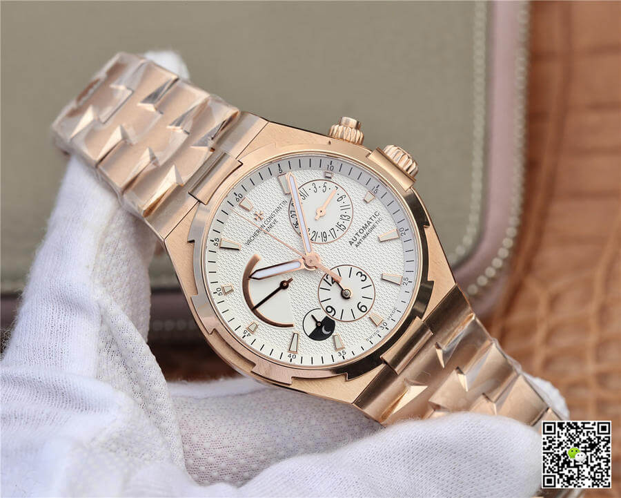 Replica Vacheron C0nstan1n Overseas 47450/B01R-9404 1:1 Best Edition TWA Factory White Dial