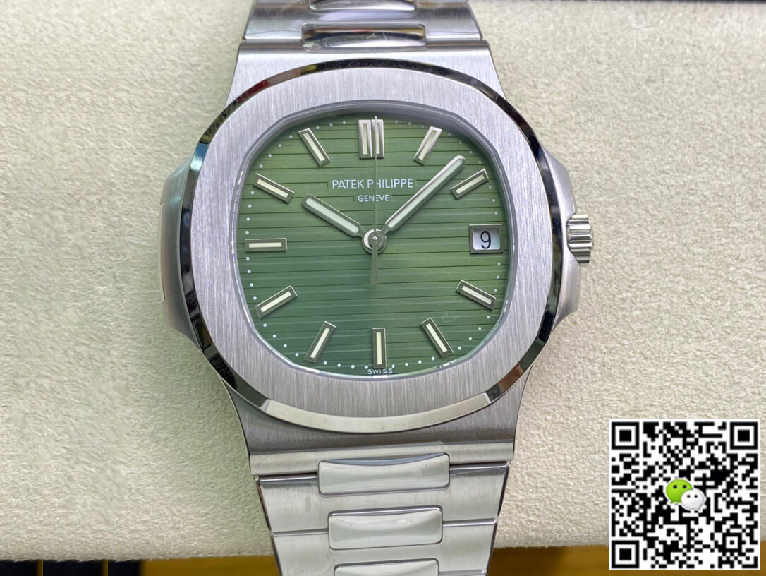 Replica Pat*k Phi1i*pe Nautilus 5711/1A 1:1 Best Edition PPF Factory Olive Green Dial