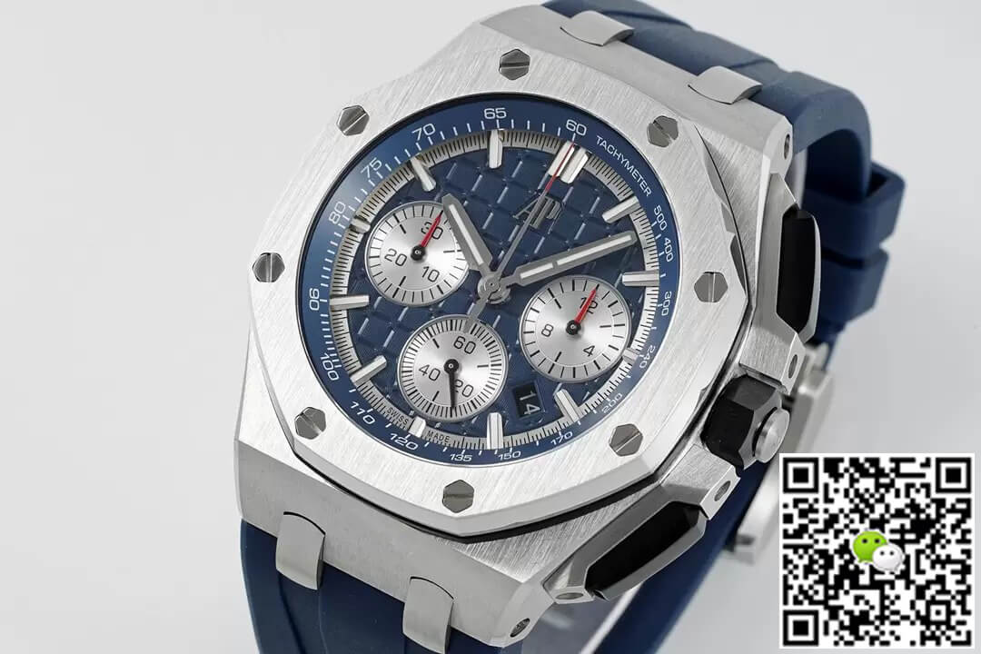 Replica Audemars P1g*et Royal Oak Offshore 26420TI.OO.A027CA.01 1:1 Best Edition APF Factory Blue Dial
