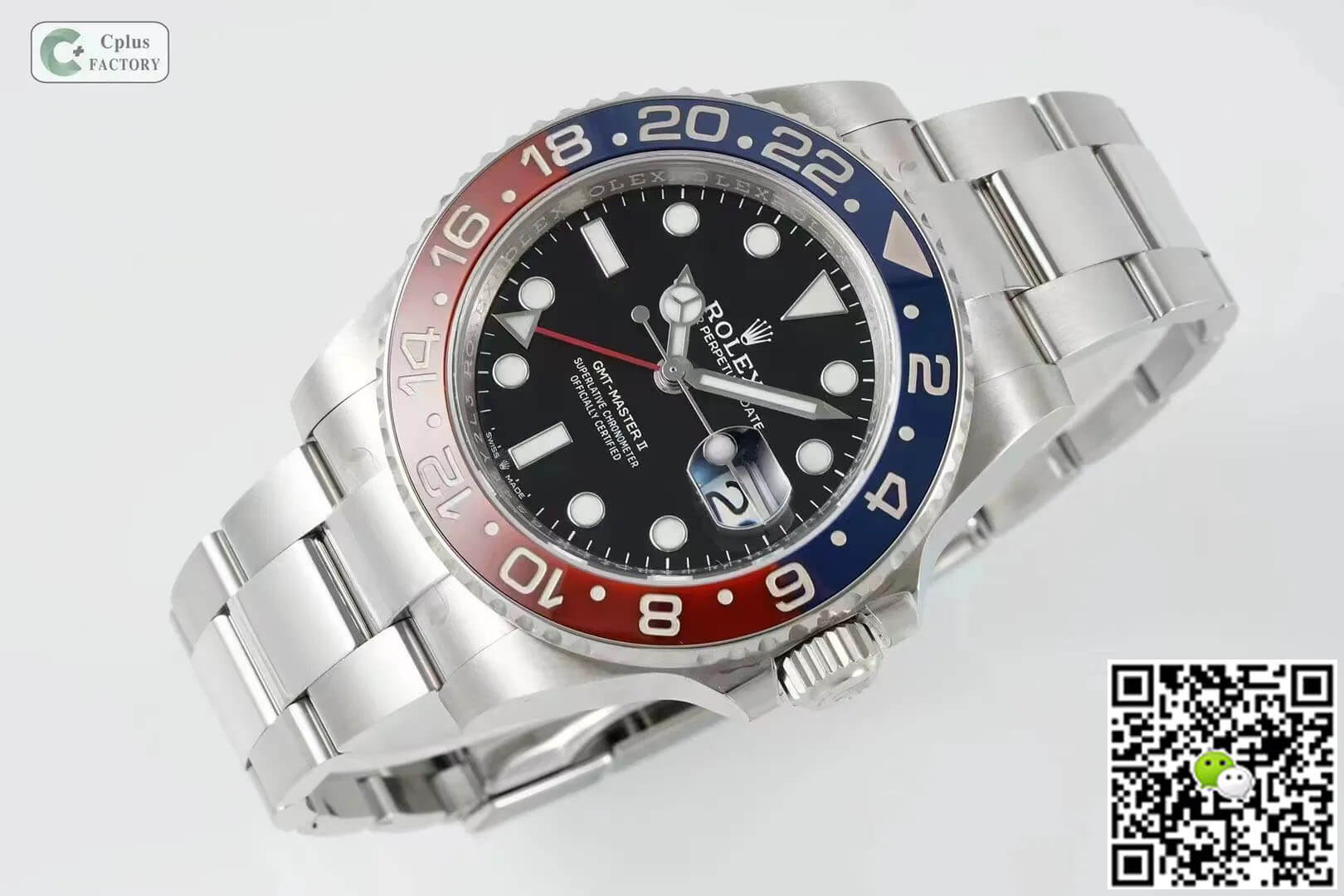 Replica R01ex GMT Master II M126710BLRO-0002 1:1 Best Edition C+ Factory Red Blue Bezel