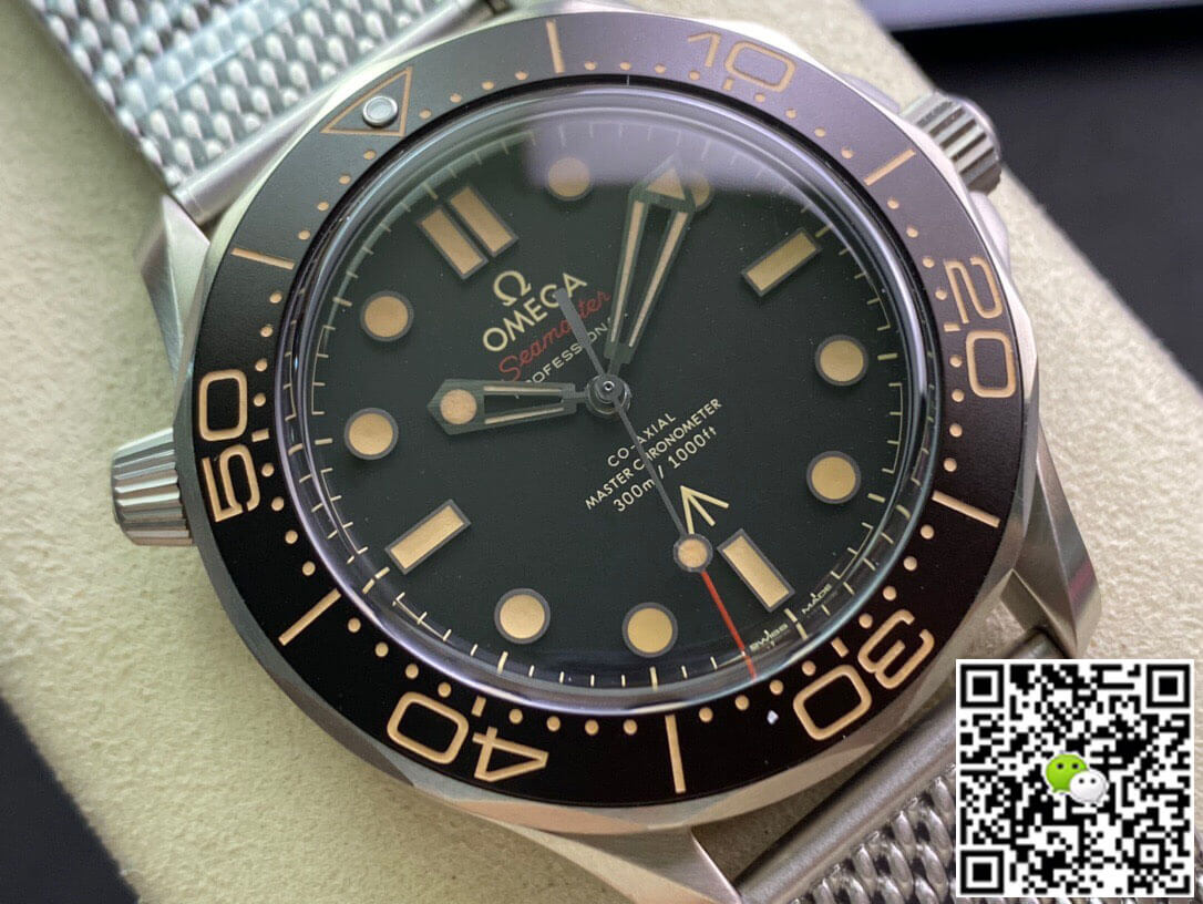 Replica 0me*ga Seamaster Diver 300M 007 Edition 210.90.42.20.01.001 1:1 Best Edition OR Factory Black Dial