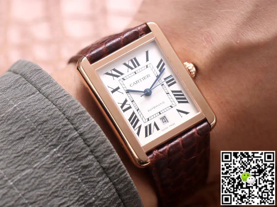 Replica Ca*t1er Tank W5200026 1:1 Best Edition V9 Factory Rose Gold