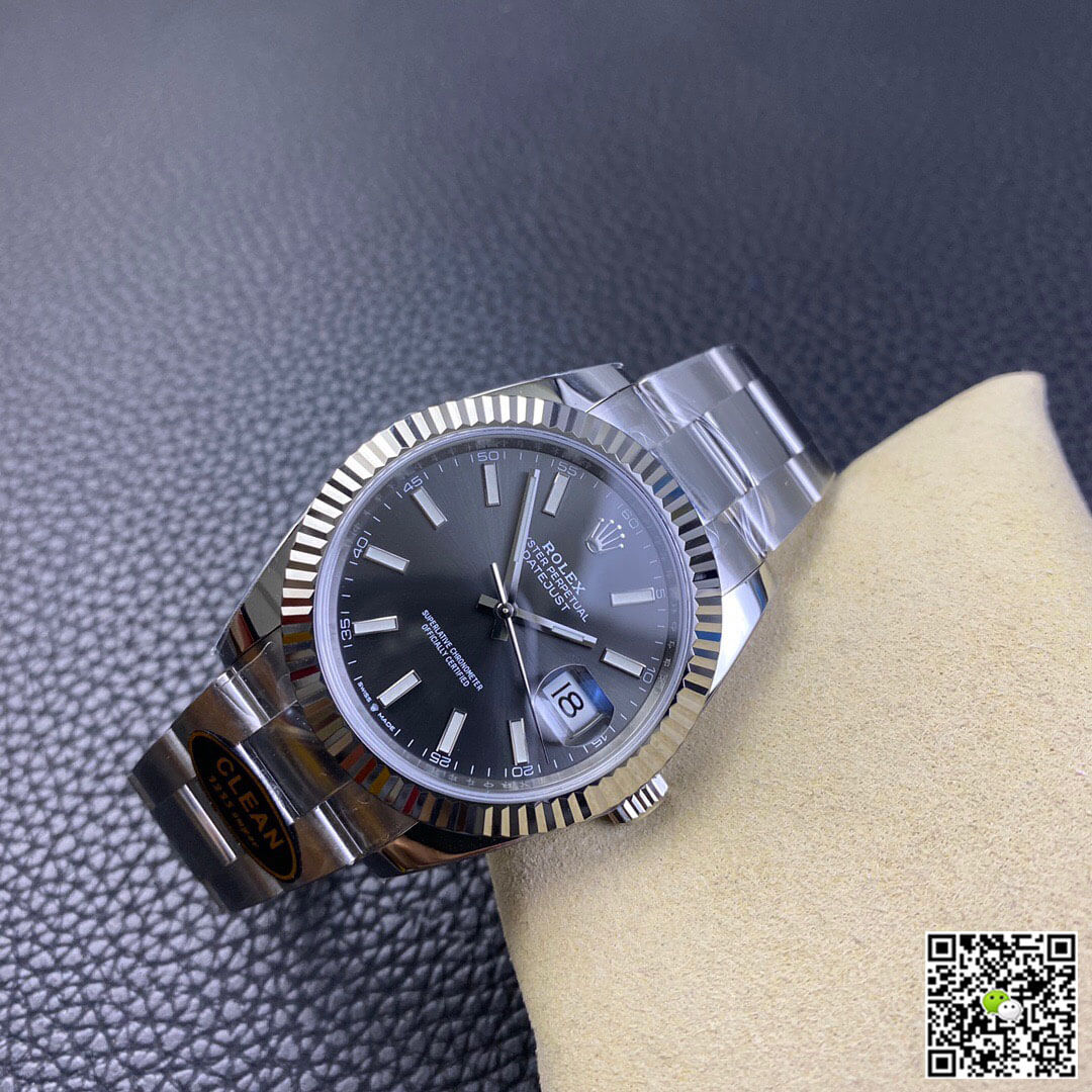 Replica R01ex Datejust M126334-0013 1:1 Best Edition Clean Factory Grey Dial