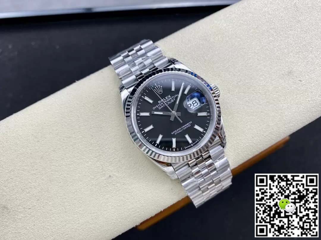 Replica R01ex Datejust M126234-0015 36MM 1:1 Best Edition VS Factory Black Dial