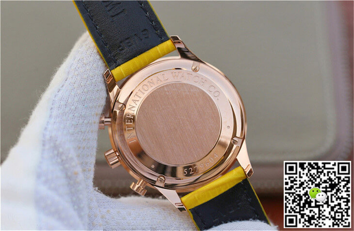 Replica IWC Portuguese ZF Factory 1:1 Best Edition Yellow Strap
