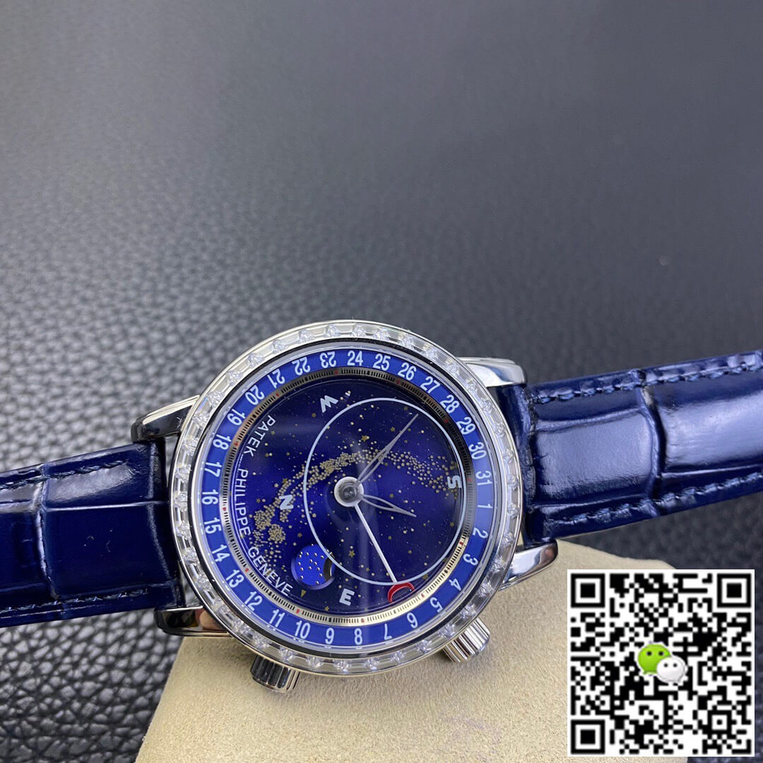 Replica Pat*k Phi1i*pe Grand Complications 6104G-001 1:1 Best Edition AI Factory Sky Moon Blue Dial