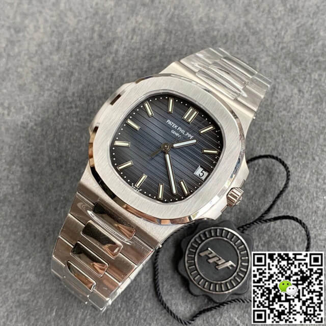 Replica Pat*k Phi1i*pe Nautilus 5711/1A-010 1:1 Best Edition PPF Factory V4 Blue Dial Swiss ETA324