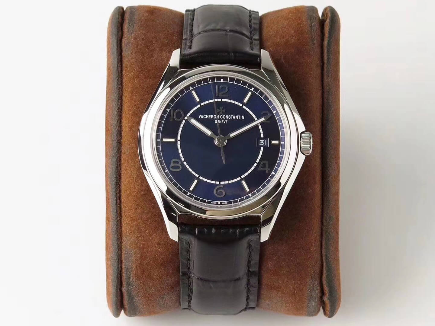 Replica Vacheron C0nstan1n Fiftysix 4600E/000A-B487 1:1 Best Edition ZF Factory Blue Dial