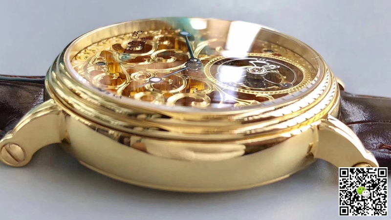 Pat*k Phi1i*pe Replica Tourbillon P83000 1:1 Best Edition Yellow Gold Swiss Tourbillon