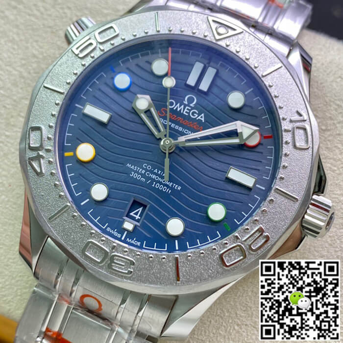 Replica 0me*ga Seamaster Diver 300M 522.30.42.20.03.001 1:1 Best Edition OR Factory Blue Dial