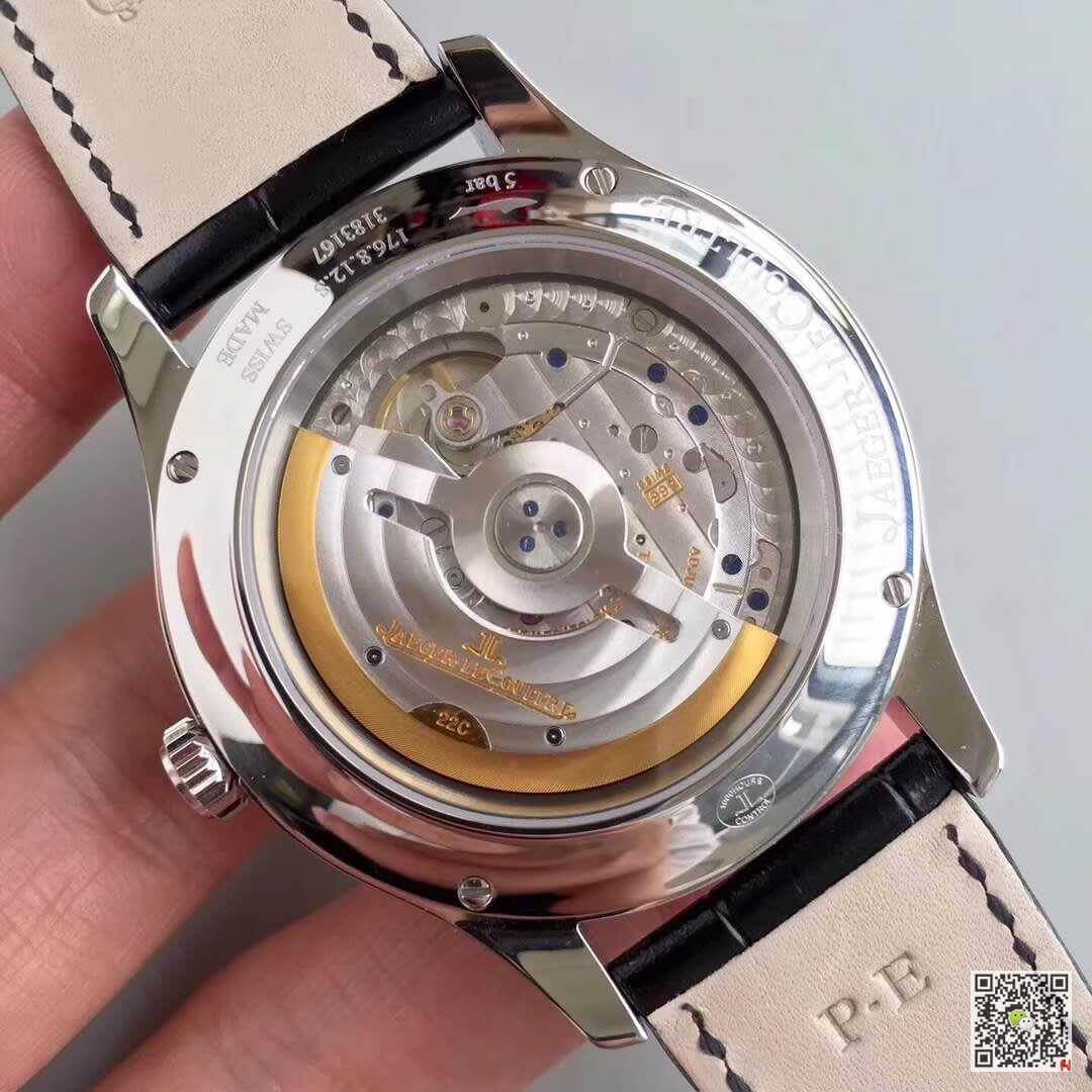 Replica Jaeger-LeCoultre Master Calendar 1558420 OM Factory Men Watches 1:1 Best Edition Swiss ETA866 Silver Dial