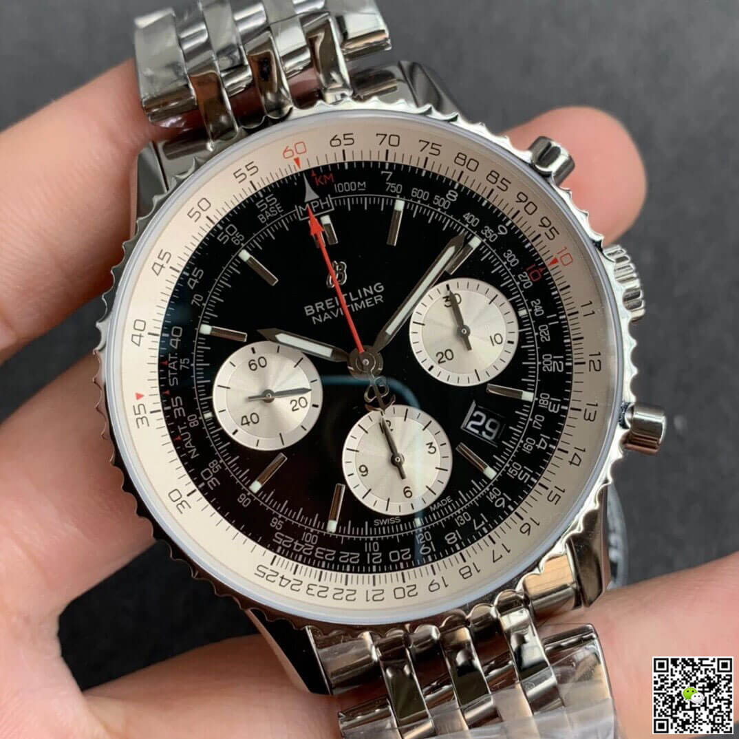 Replica Breitling Navitimer 1 B01 AB0121211B1A1 1:1 Best Edition GF Factory Stainless Steel