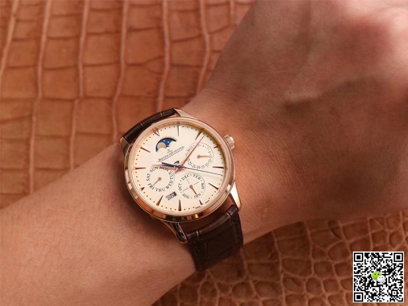 Replica Jaeger LeCoultre Master Ultra Thin 1302520 1:1 Best Edition V9 Factory Rose Gold Swiss ETA868